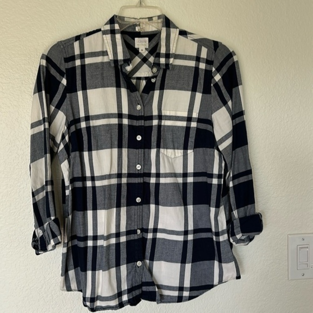J.Crew medium flannel boy fit